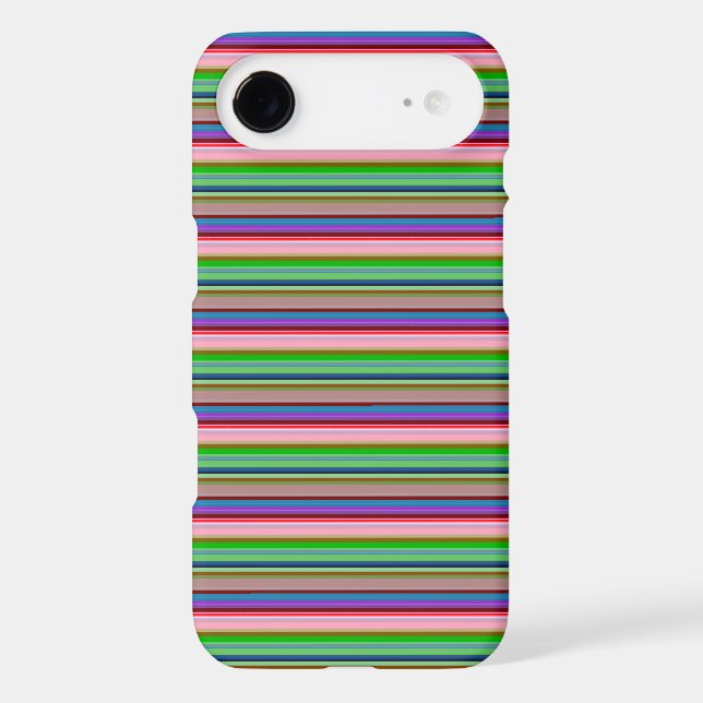 Hot colorful stripes iPhone case (Back)
