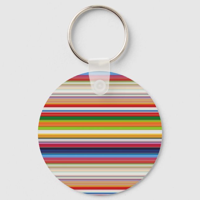 Hot colorful stripes keychain (Front)