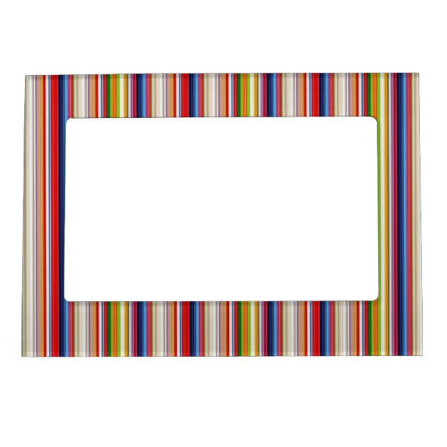 Hot colorful stripes magnetic frame (Front)