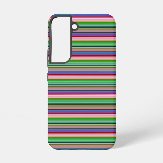 Hot colorful stripes samsung galaxy case (Back)