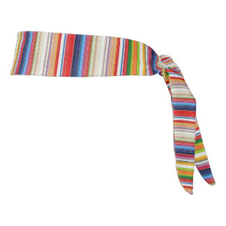 Hot colorful stripes tie headband