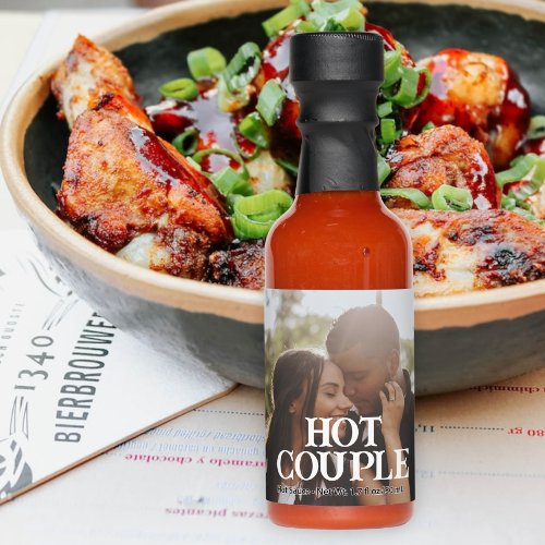 Hot Couple Photo Personalized Hot Sauces