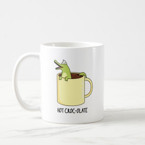 Hot Croc_colate Funny Crocodile Pun  Coffee Mug