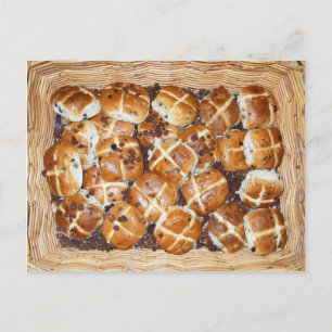 Hot Cross Buns Easter Basket #1 Holiday Postcard