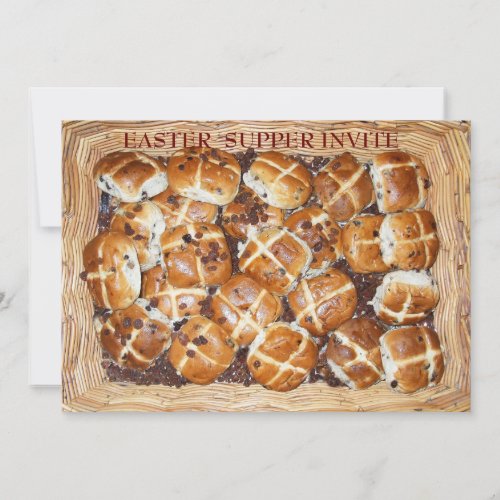 Hot Cross Buns Easter Basket 1 Invitation