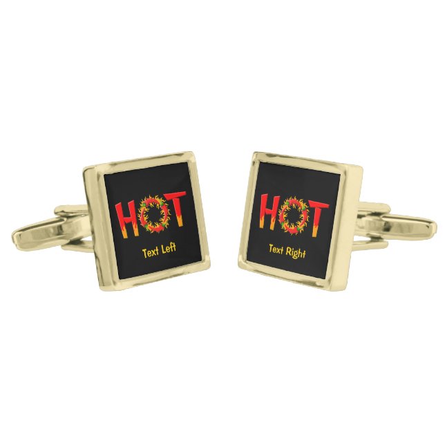 HOT CUFFLINKS (Angled)