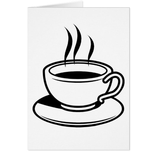 Hot Cup of Coffee Cards (Front)