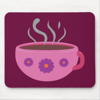 Hot Cup of Coffee Mouse Pad