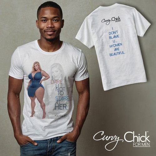 Hot Curvy Blond T_Shirt