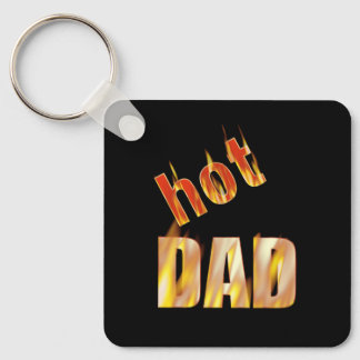 Hot Dad Keychain