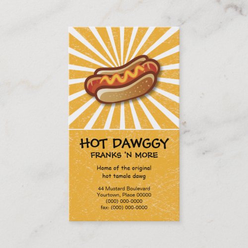 Hot Dawg Business Card