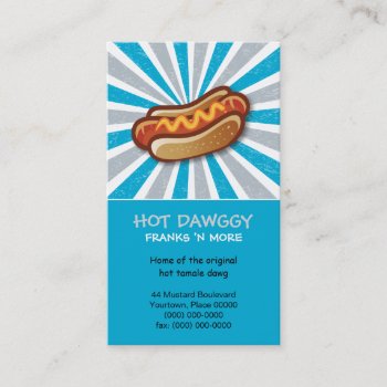 Hot Dawg Business Card by starstreambusiness at Zazzle
