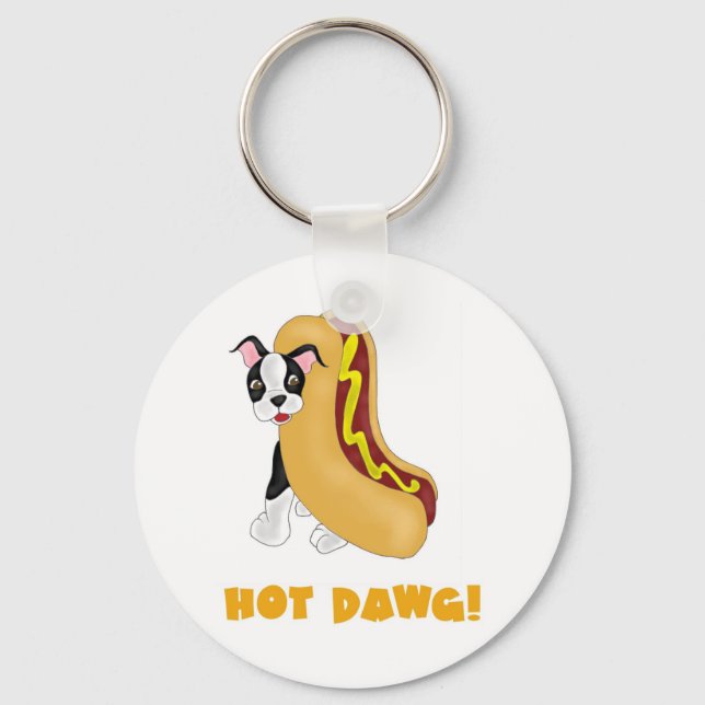 Hot Dawg! Keychain (Front)