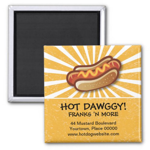 Hot Dawg Promotional Magnet