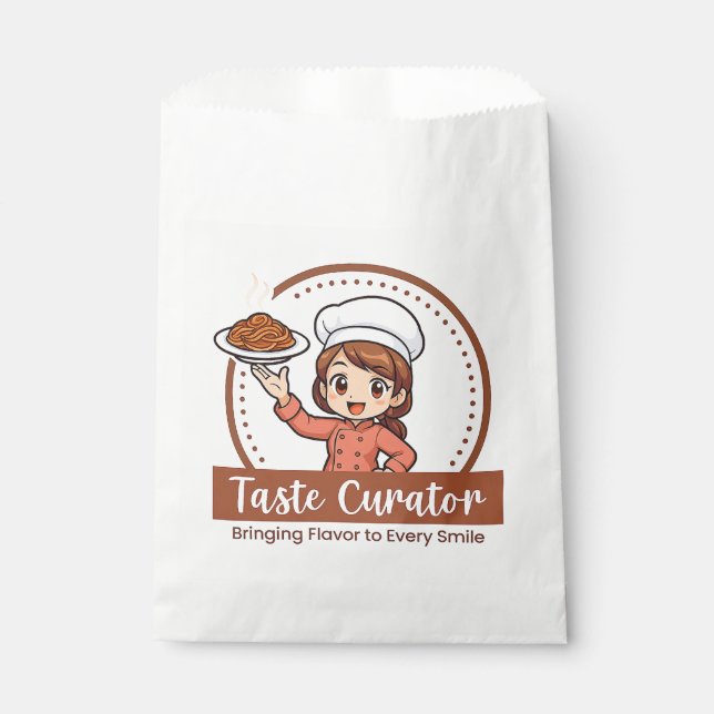 "Hot Deals, Cool Threads – Chef Design Sale!" Favor Bag (Front)