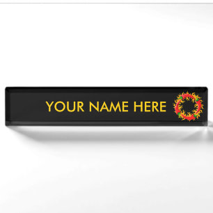 HOT DESK NAME PLATE