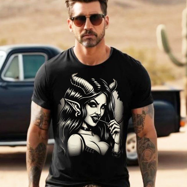 Hot Devil Woman T-Shirt (Creator Uploaded)