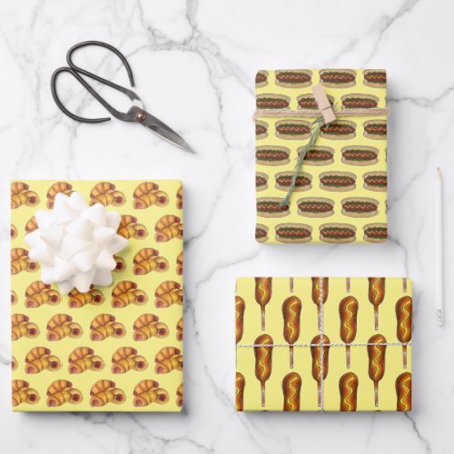 Hot Diggity Dog Corndog Pigs in a Blanket Hotdog Wrapping Paper Sheets