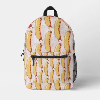 Hot Diggity Dog Fun Cheeky Retro Character