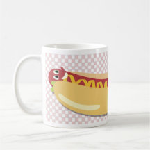 Hot Diggity Dog Fun Vintage Cartoon Retro Art