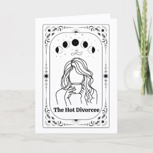 Hot Divorcee Finally Free Divorced AF Mom Break Up Card