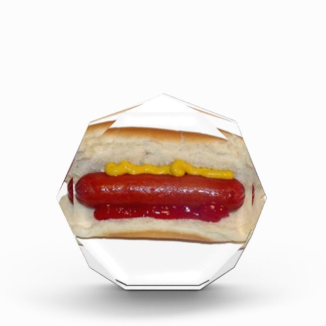 Hot Dog Acrylic Award (Front)