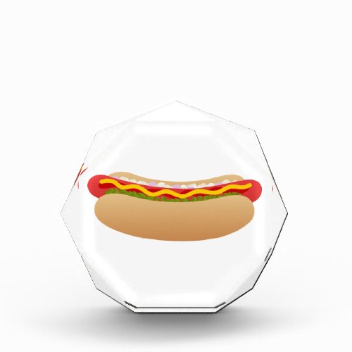 Hot Dog Acrylic Award