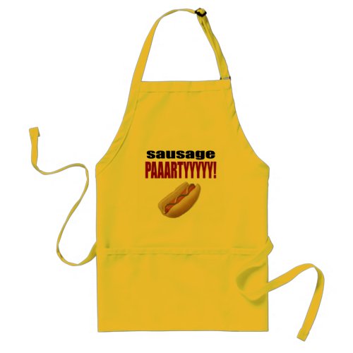 hot dog adult apron