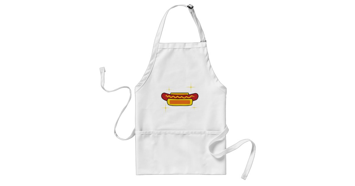 Hot Dog Adult Apron | Zazzle
