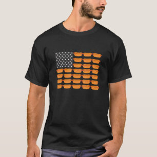 Hot Dog American Flag T-Shirt