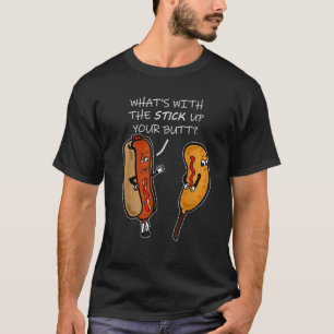 Hot Dog and Corn Dog Fun Great Gag Gift T-Shirt