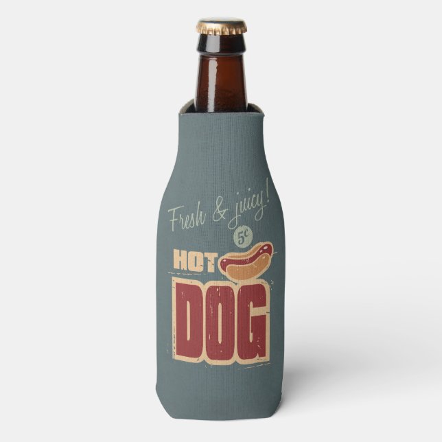 Hot Dog Bottle Cooler (Bottle Front)