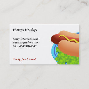 Hot Dog Business Card