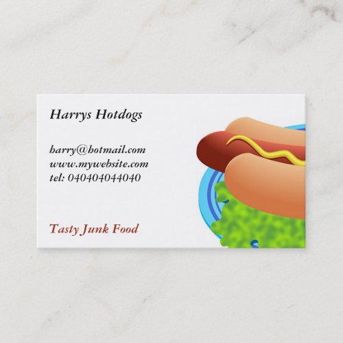 Hot Dog Business Cards