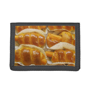 Hot Dog Cake ... Asian Dessert Food Tri-fold Wallet