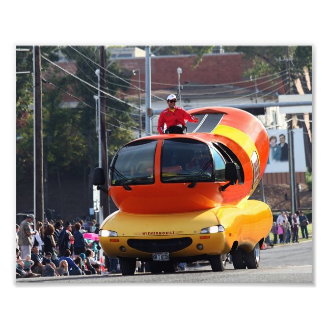 Hot Dog Car Photo Print (Front)