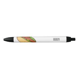 Hot dog cartoon illustration pen