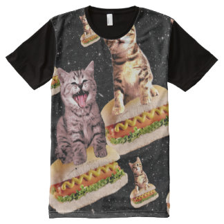 All-Over Print - hot dog cat invasion All-Over-Print shirt