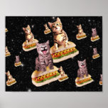 hot dog cat invasion poster