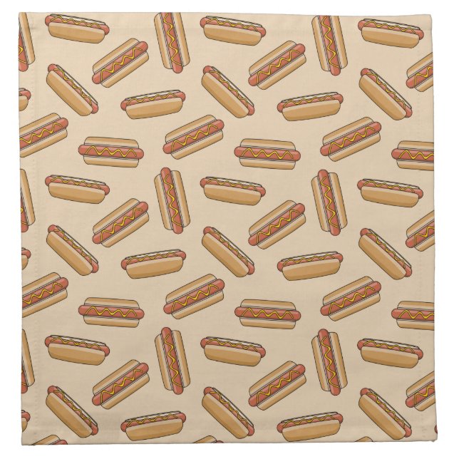 Hot dog cloth napkin (Front)