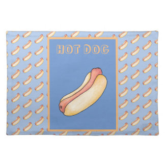 Hot dog cloth placemat