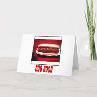 Hot Dog Congratulations Card