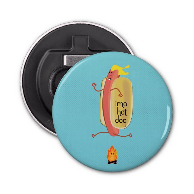 Hot Dog Dare Devil Bottle Opener (Front)