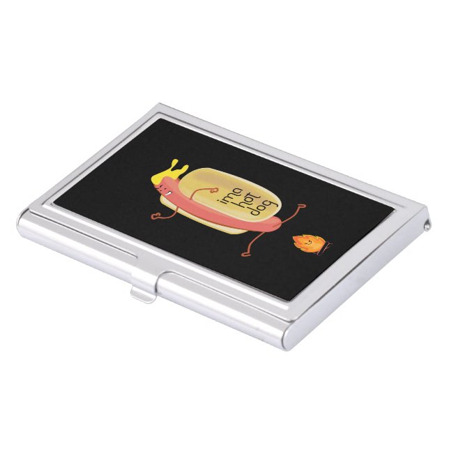 Hot Dog Dare Devil Business Card Case (Front)