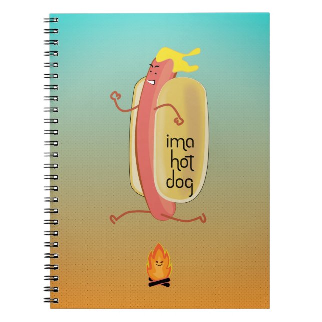Hot Dog Dare Devil Notebook (Front)