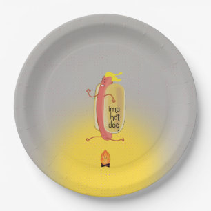 Hot Dog Dare Devil Paper Plates