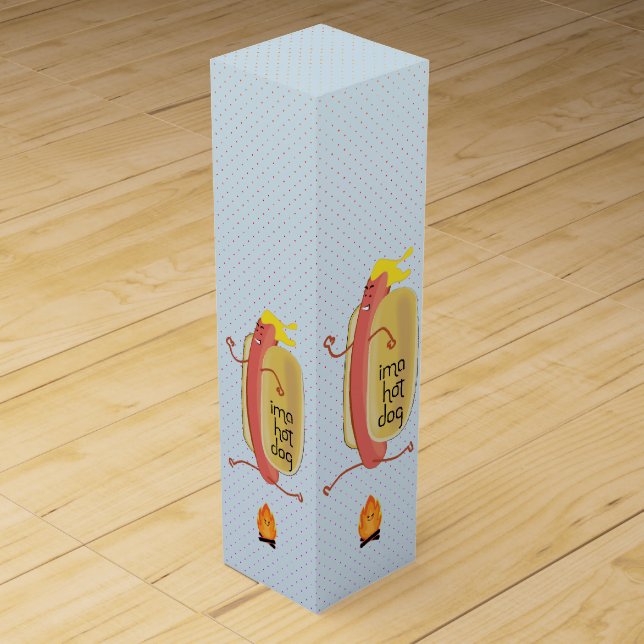 Hot Dog Dare Devil Wine Box (Front)