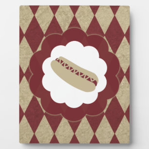 hot dog diamonds plaque