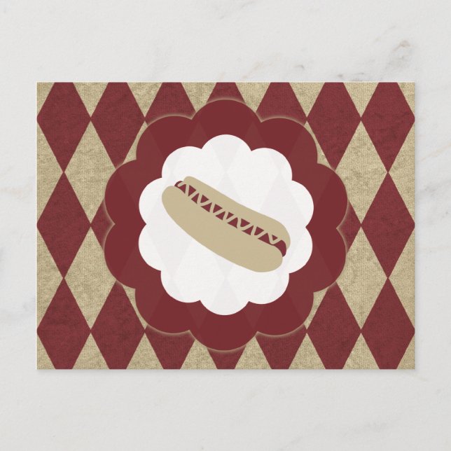 hot dog diamonds postcard (Front)