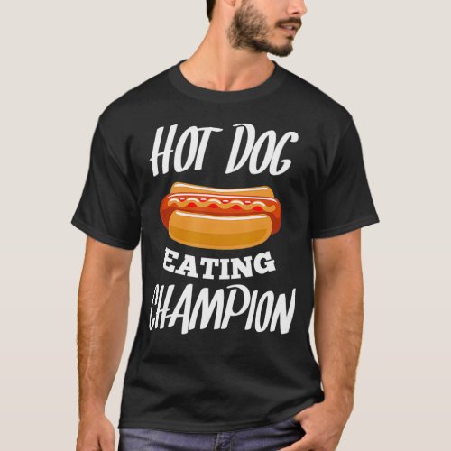 Hot dog eating champion shirt funny gift for hot